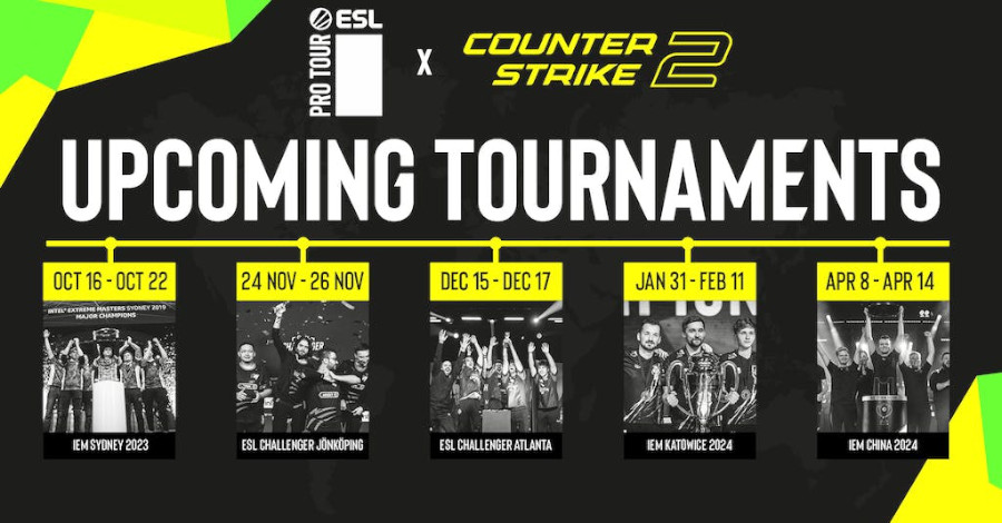 ESL announces transition of Counter-Strike competitions to CS2