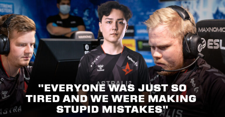 Astralis: “Everyone was just so tired and we were making stupid mistakes”