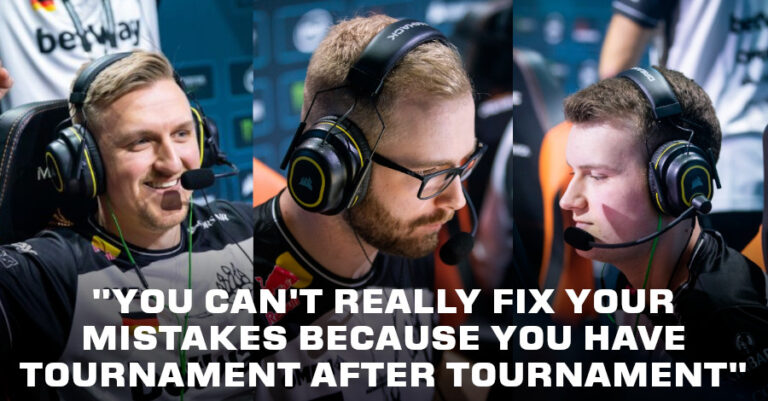 BIG: “You can’t really fix your mistakes because you have tournament after tournament”