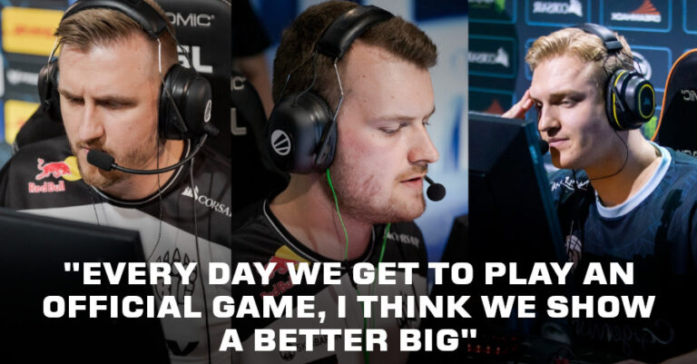 BIG: “Every day we get to play an official game, I think we show a better BIG”