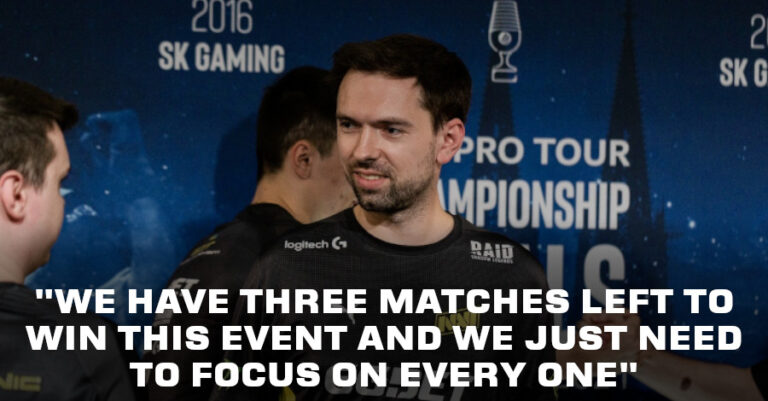 NaVi: “We have three matches left to win this event”