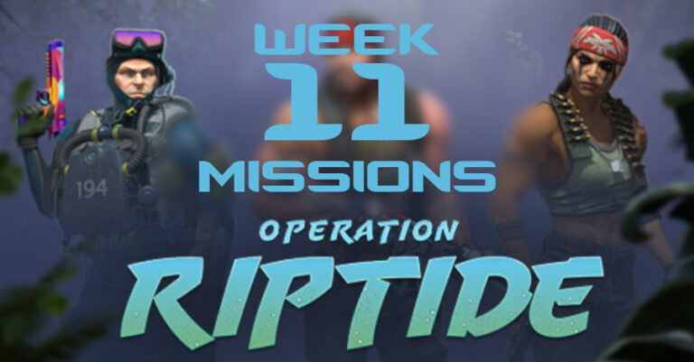 Operation Riptide – Week 11 Challenges