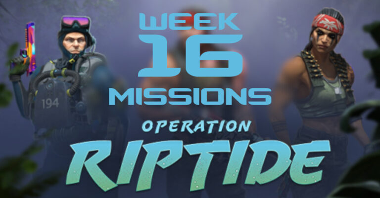 Operation Riptide – Week 16 Challenges