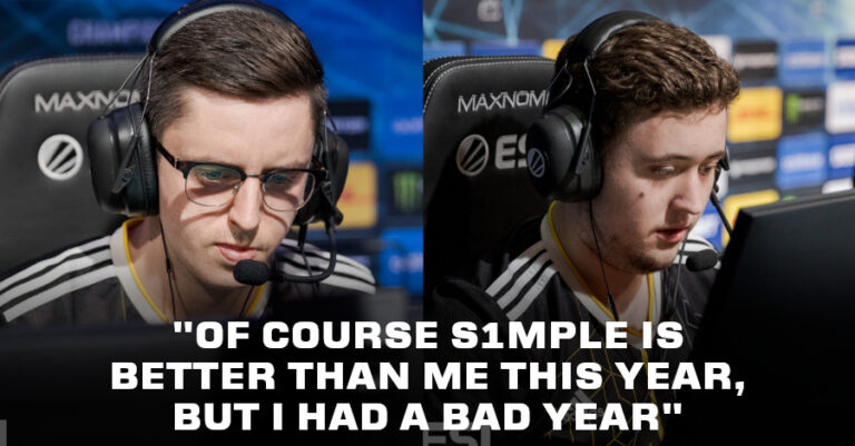 Vitality: “Of course s1mple is better than me this year”