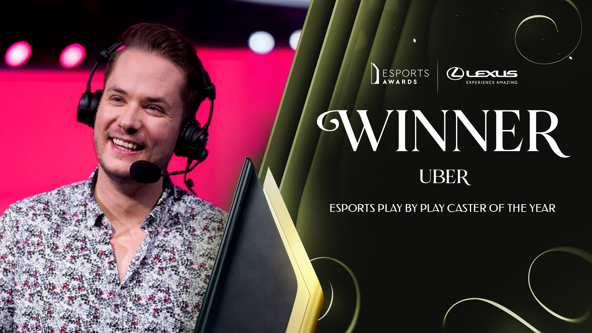 Esports Play by Play Caster of the Year: Mitch “Uber” Leslie