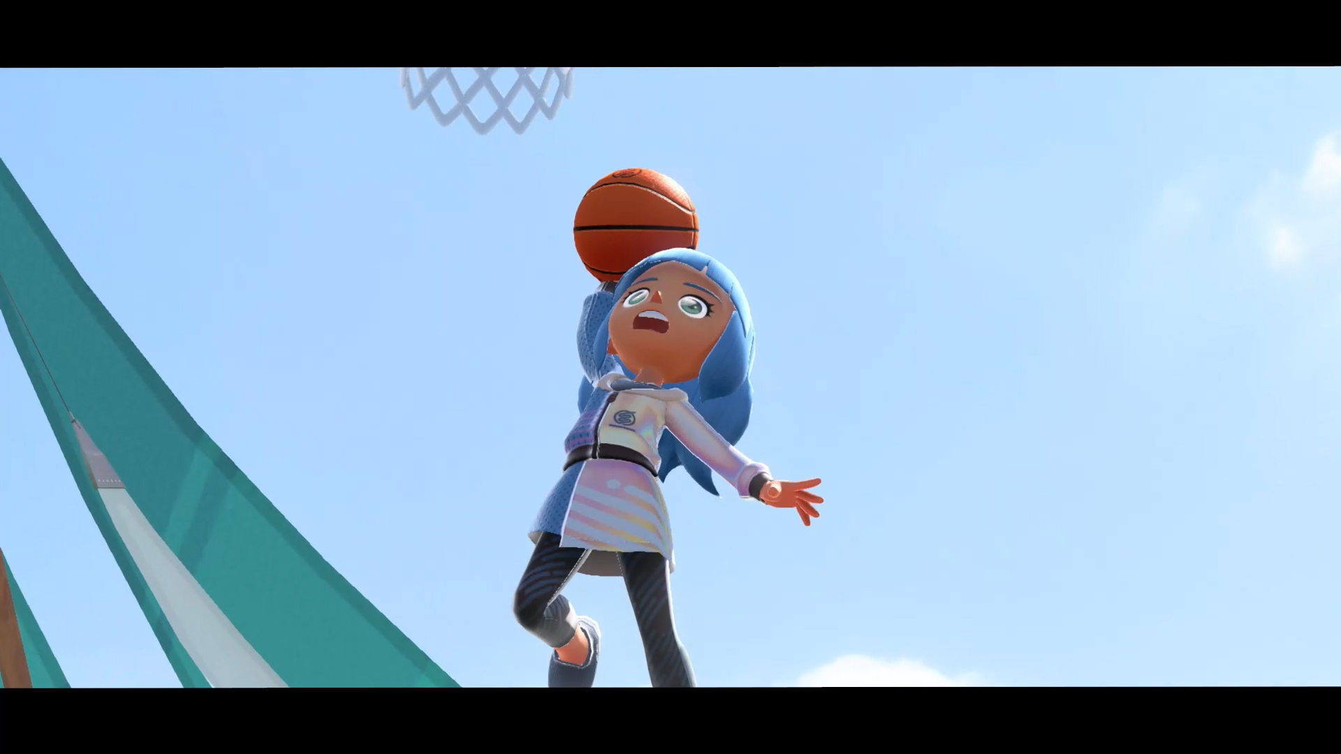 Nintendo Switch Sports Basketball Screenshot