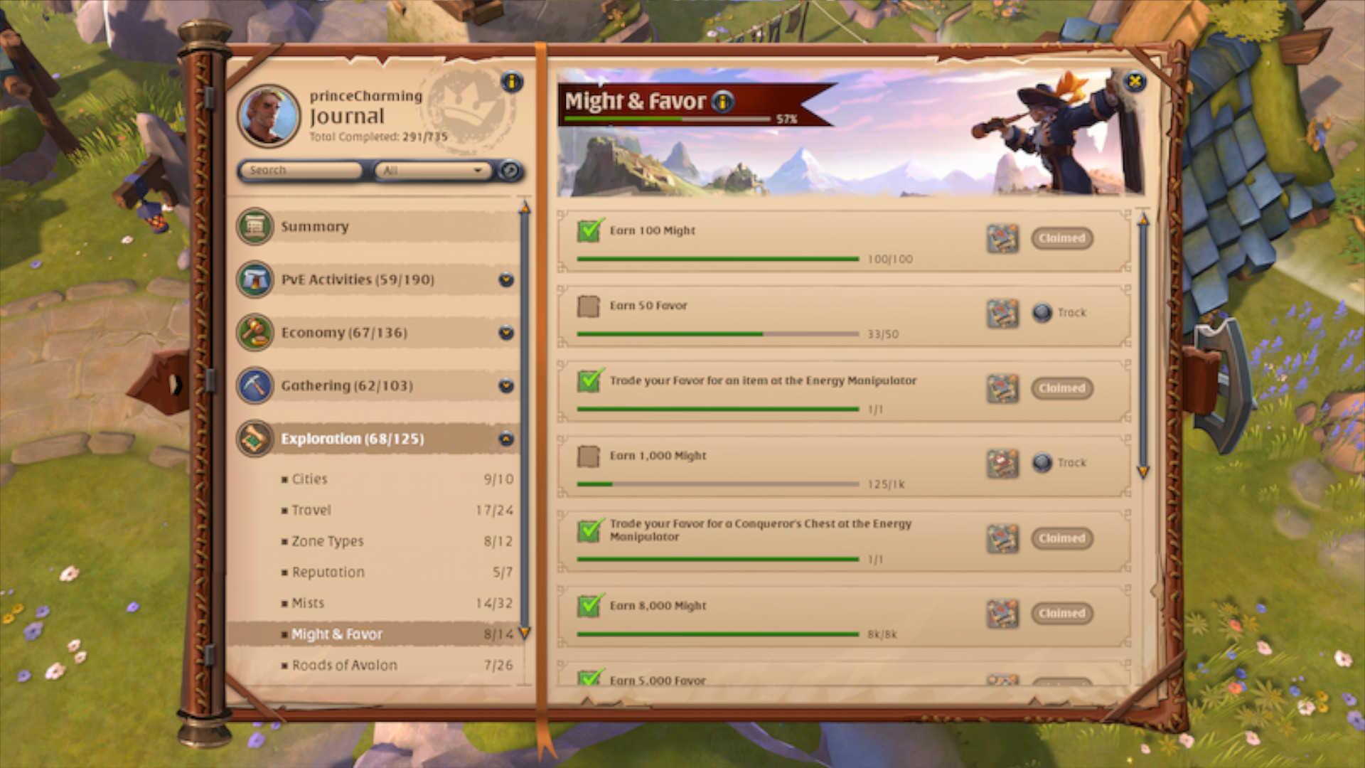 Albion Online “Paths to Glory” Journal