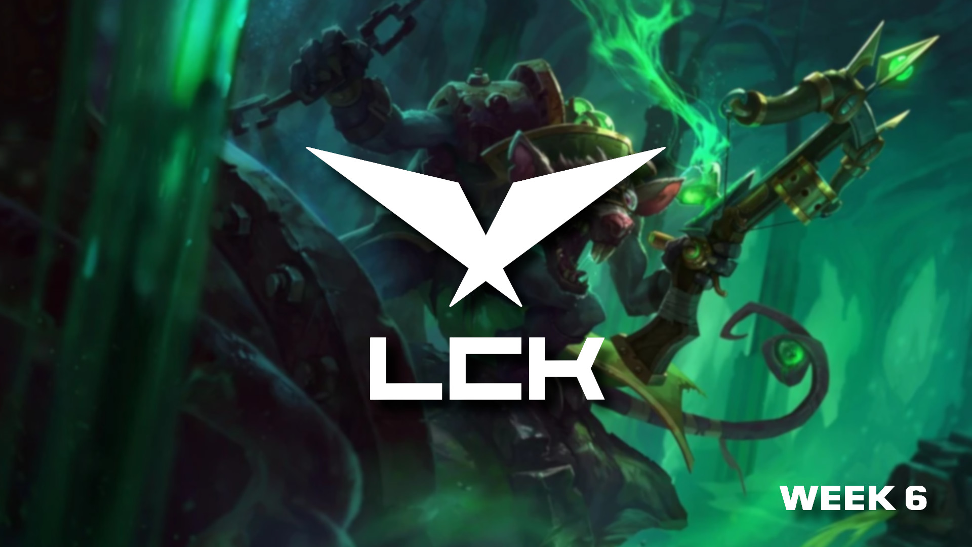 LCK Week 6 graphic featuring Twitch