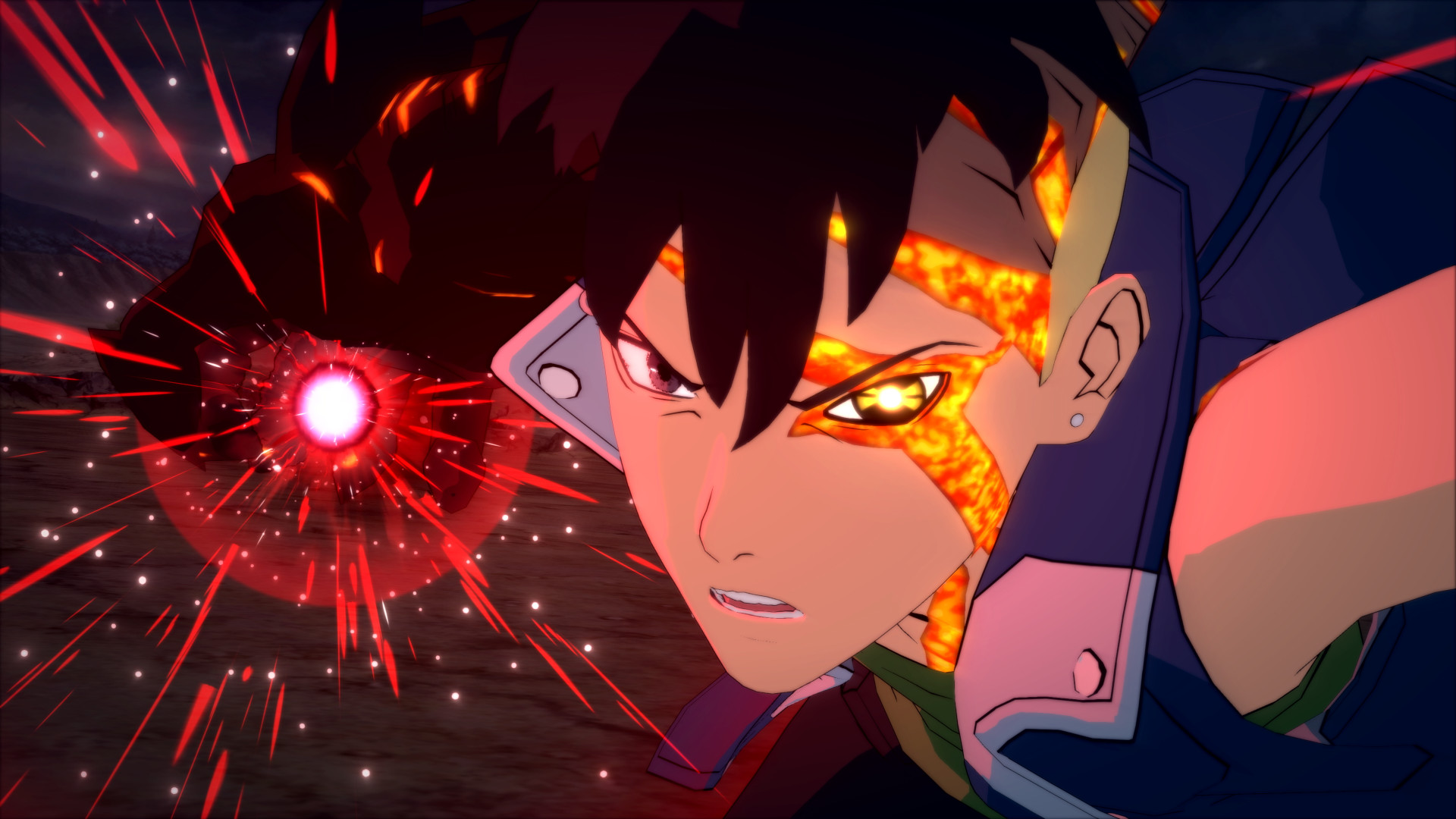 Screenshot of Kawaki in Naruto X Boruto Ultimate Ninja Storm Connections