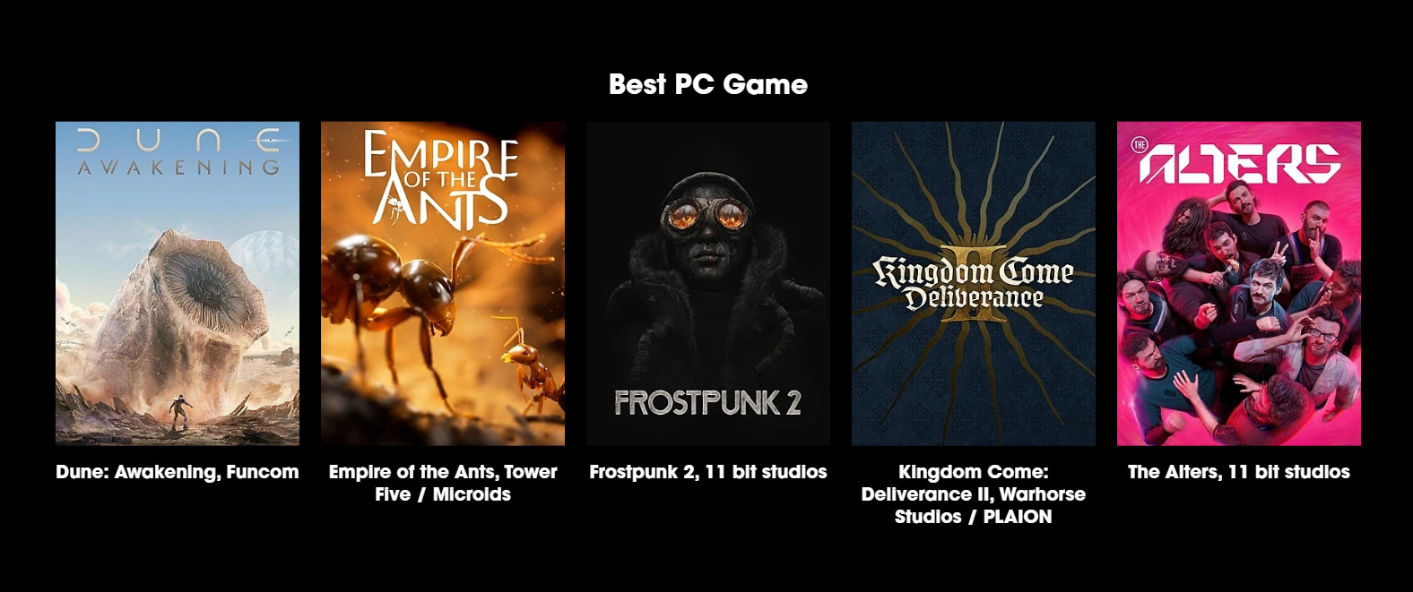 gamescom awards 2024 - Best PC Game