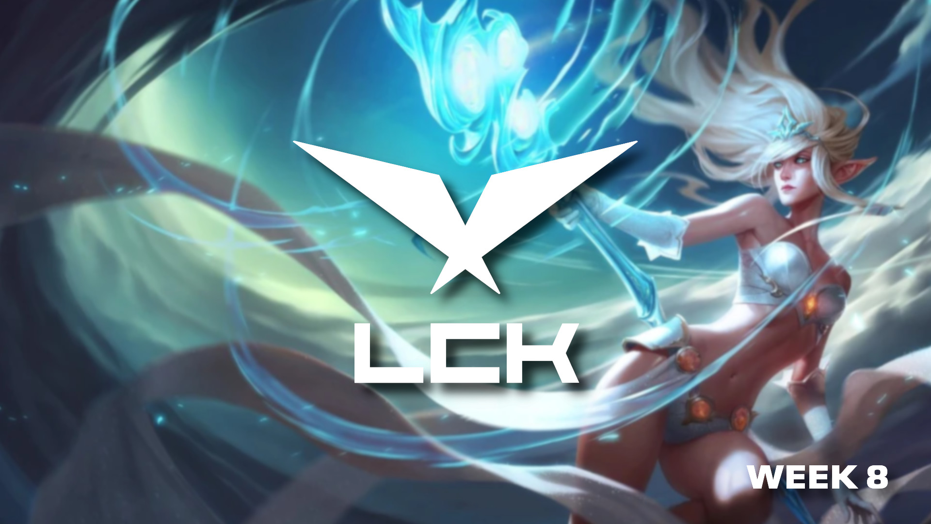 LCK Week 8 graphic featuring Janna