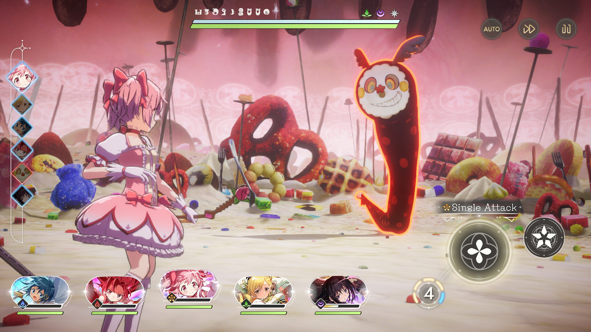 Screenshot of Madoka Magica Magia Exedra