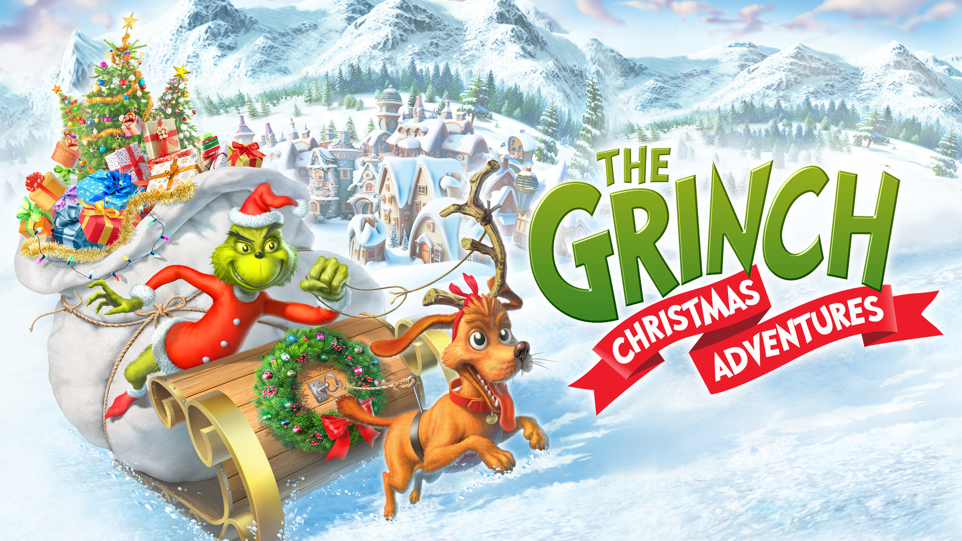 The Grinch: Christmas Adventures Holiday Edition Key Art