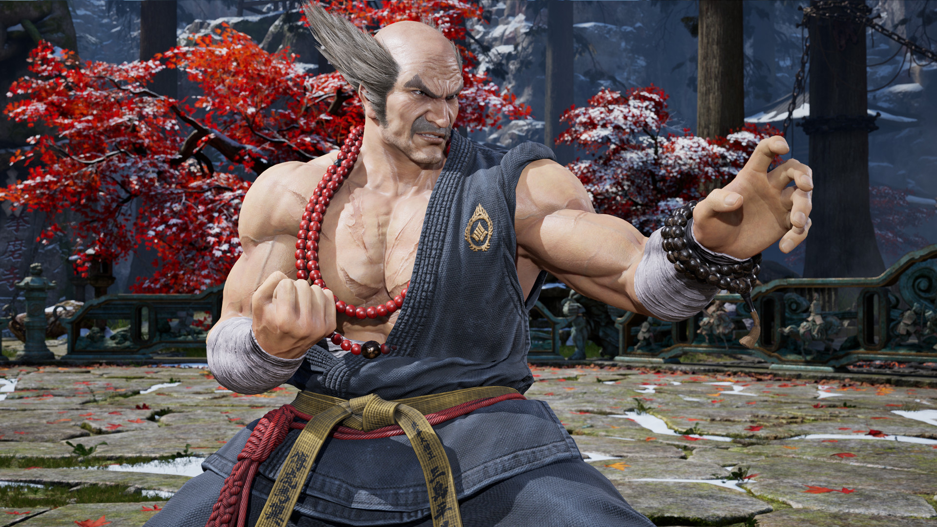 Screenshot of Heihachi Mishima in TEKKEN 8