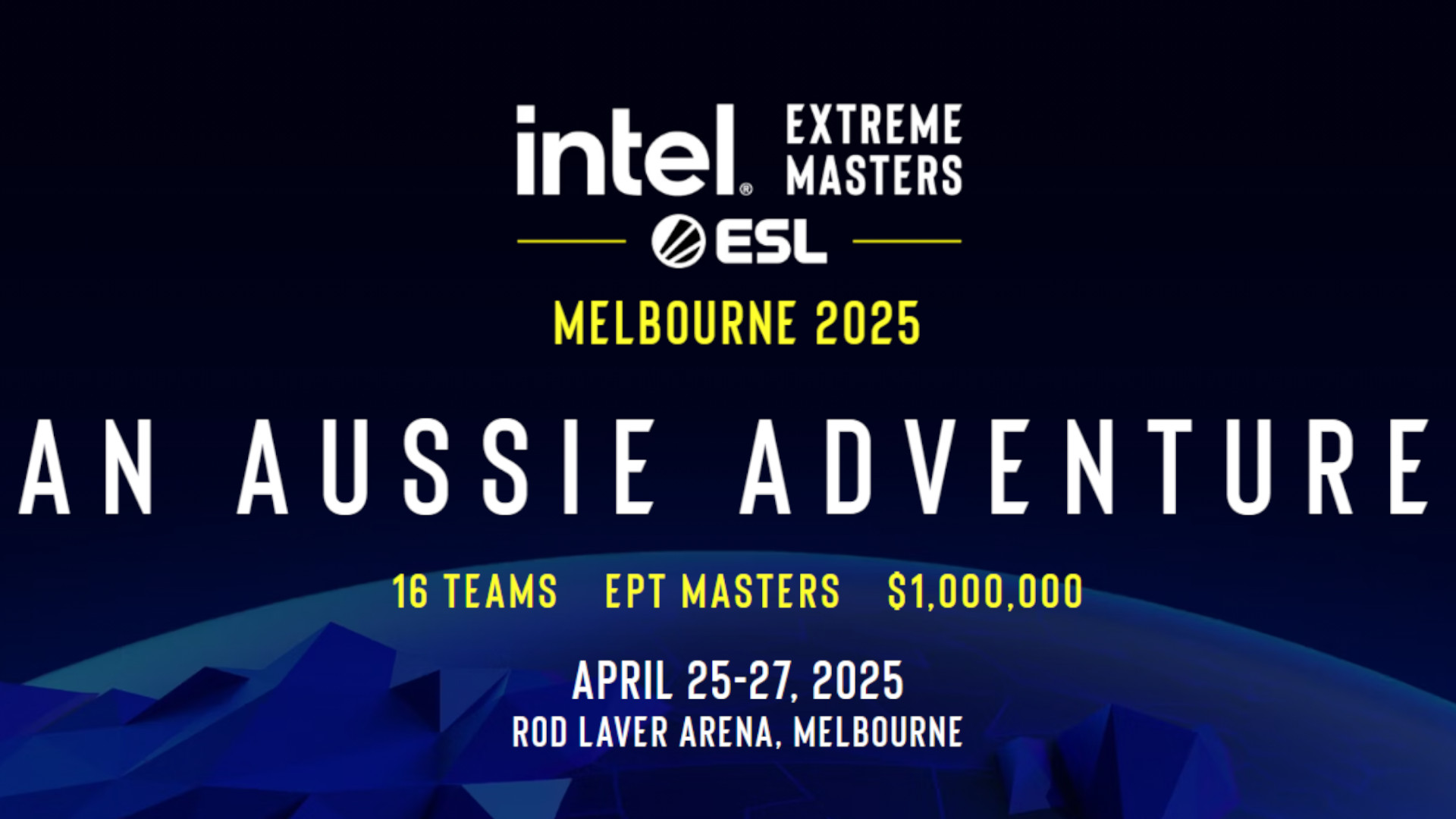 Intel Extreme Masters Melbourne 2025 Hero Image