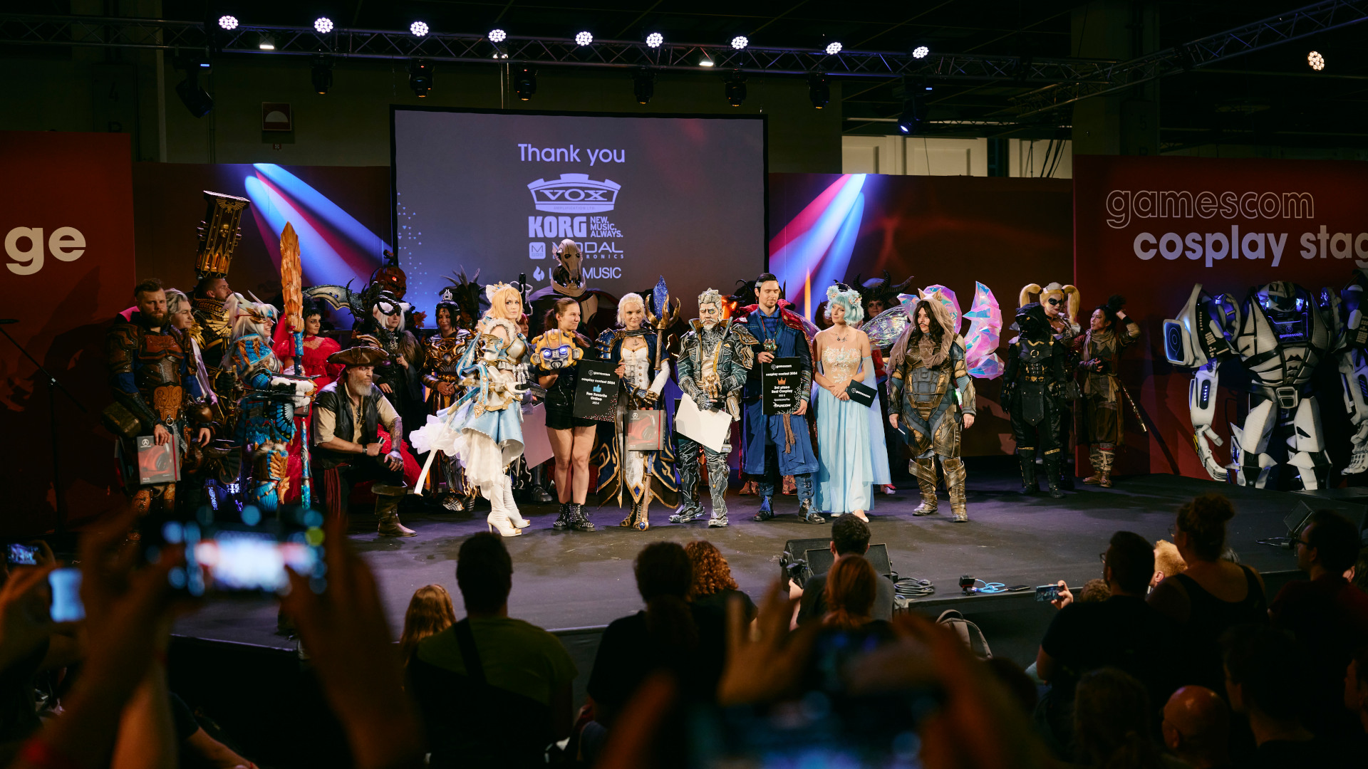 The cosplay contest from gamescom 2024