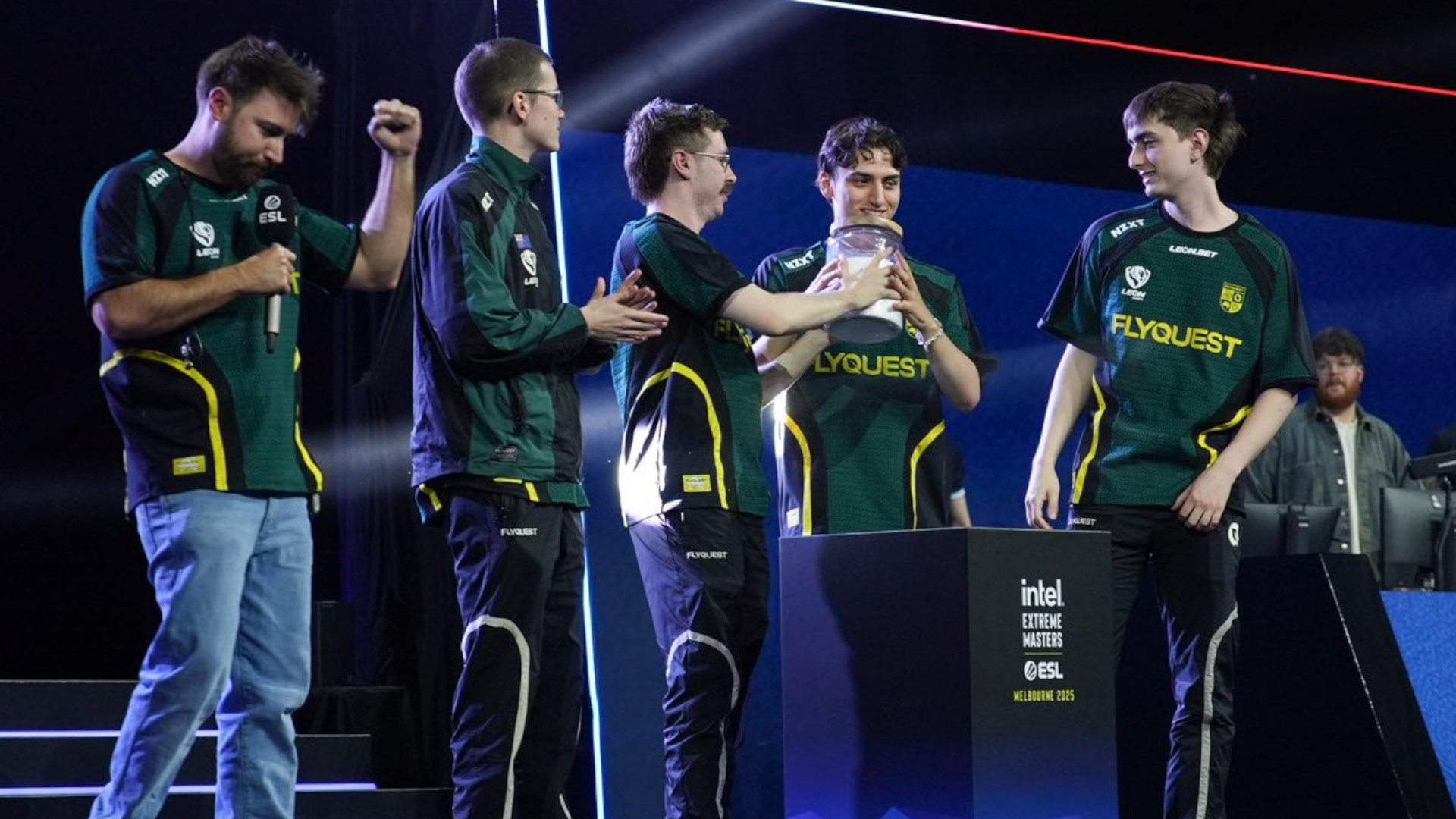 Team Australia winning The Caches with SPUNJ at IEM Melbourne 2025