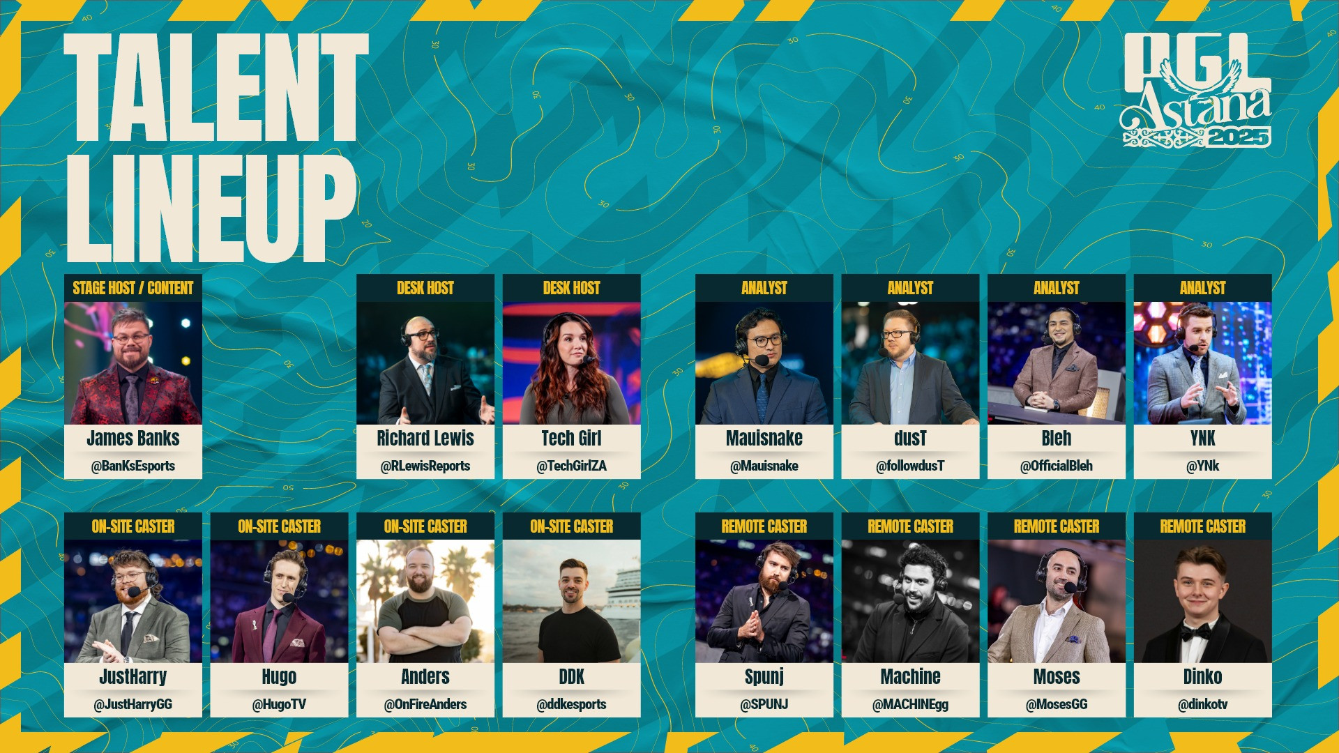 The Talent Lineup for PGL Astana 2025