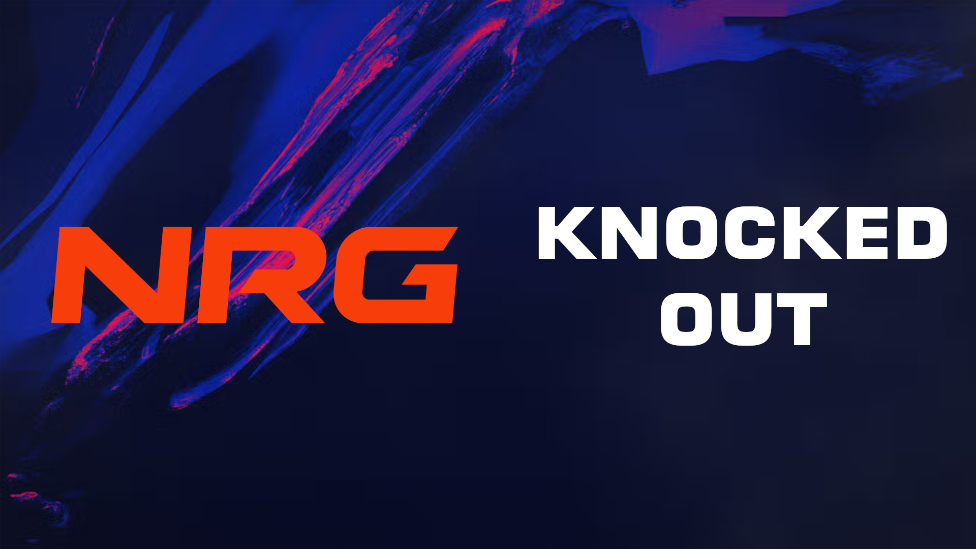 NRG knocked out of BLAST.tv Austin Major 2025