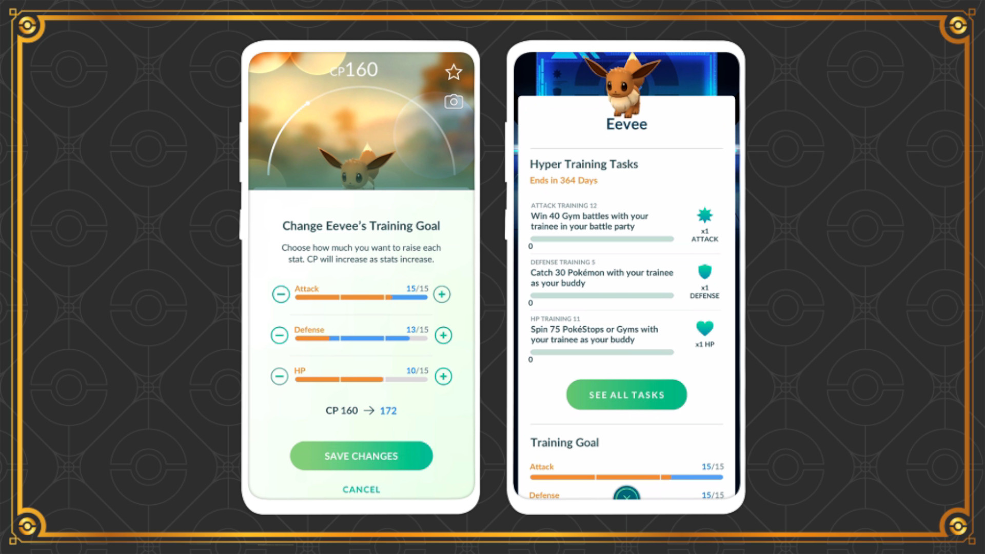 Hyper Training in Pokemon GO