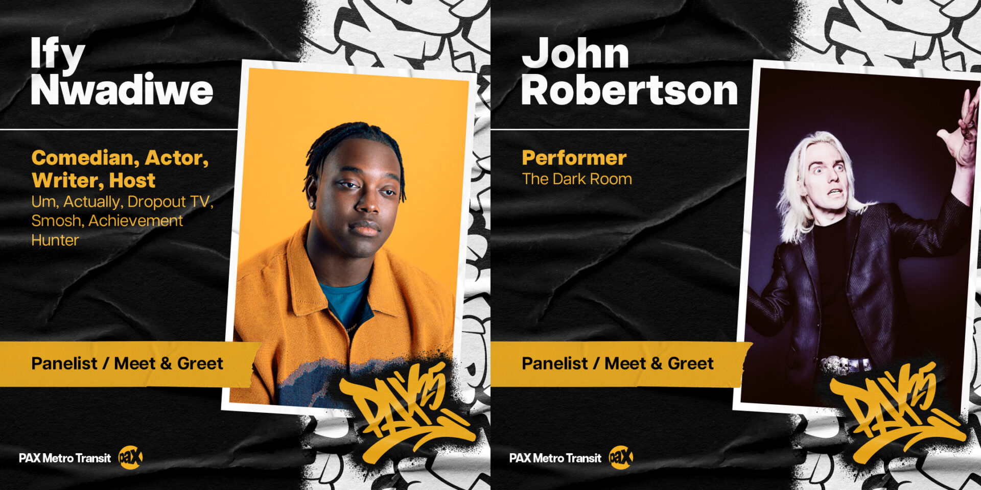 Ify Nwadiwe & John Robertson as guests for PAX Aus 2025