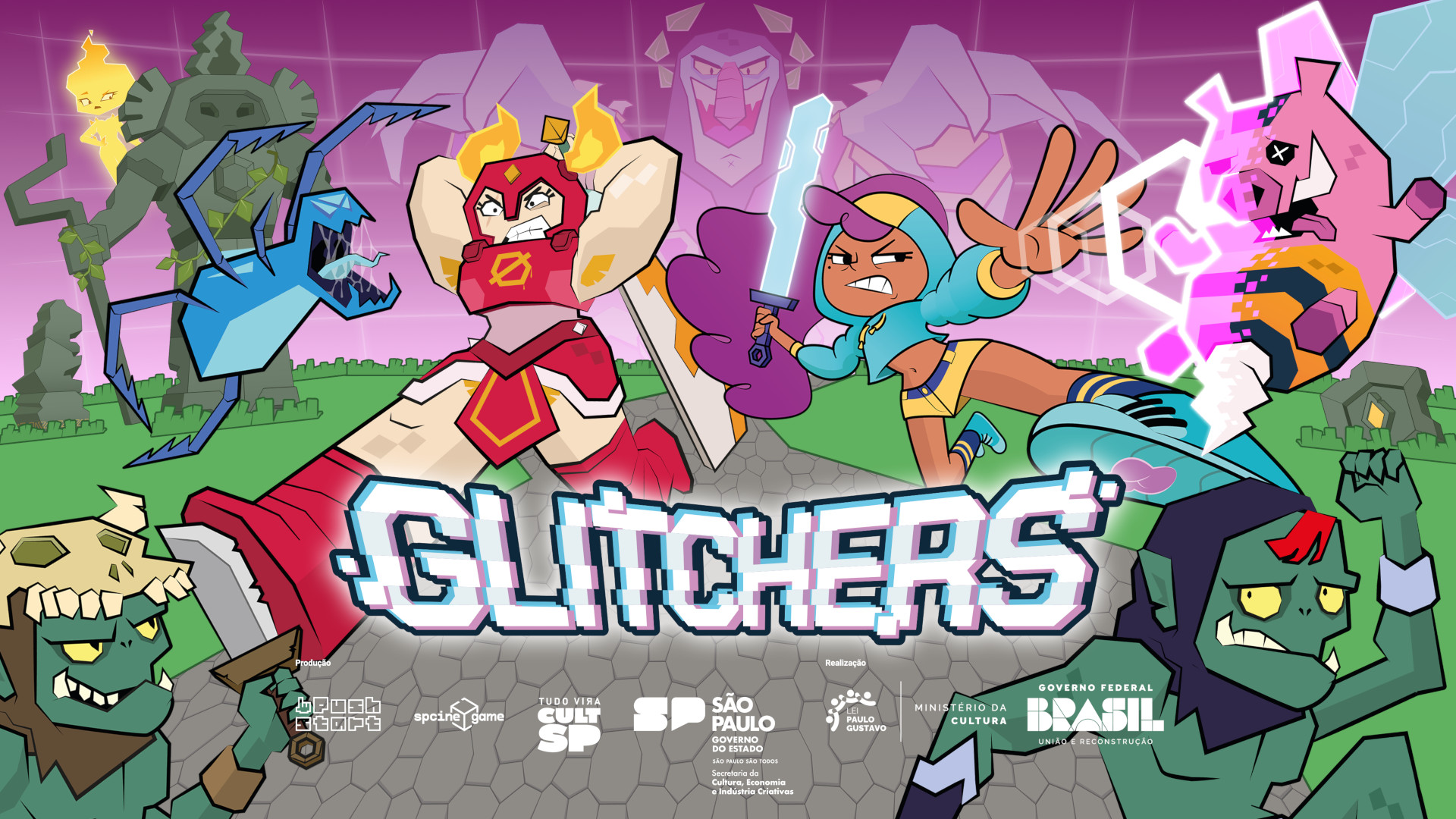 Glitchers Hero Image