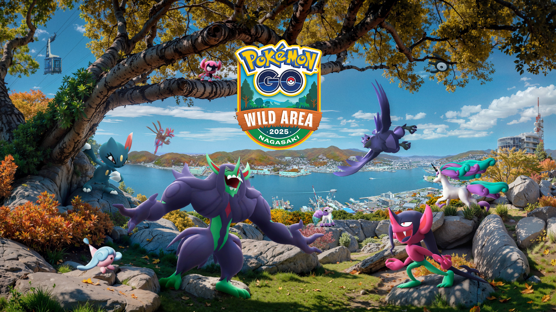 Hero Image for Pokemon Go Wild Area 2025 featuring Grimmsnarl
