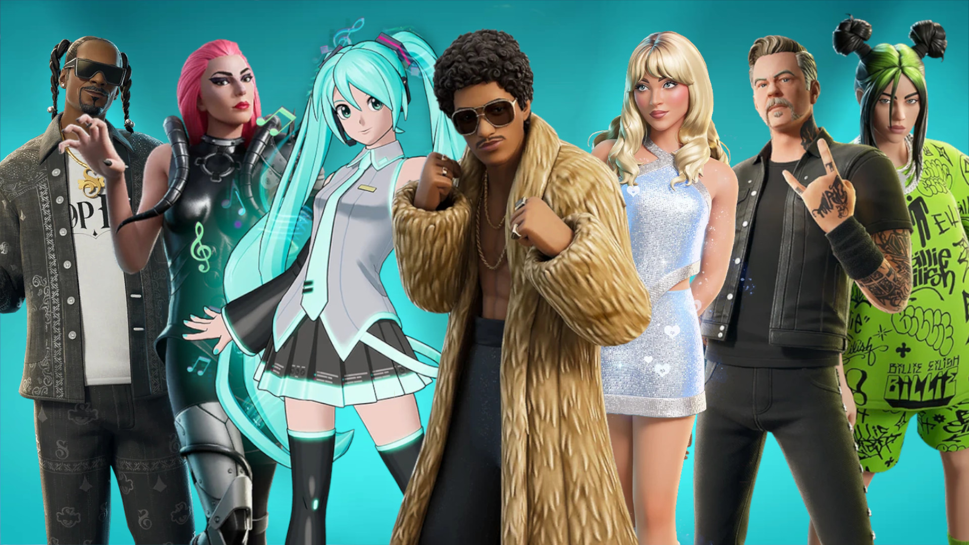 Skins for the Fortnite Festival