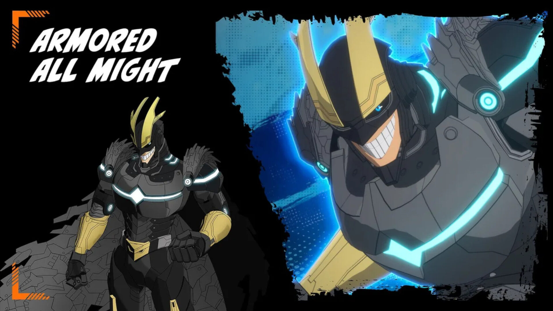 Armored All Might in MY HERO ACADEMIA: All's Justice
