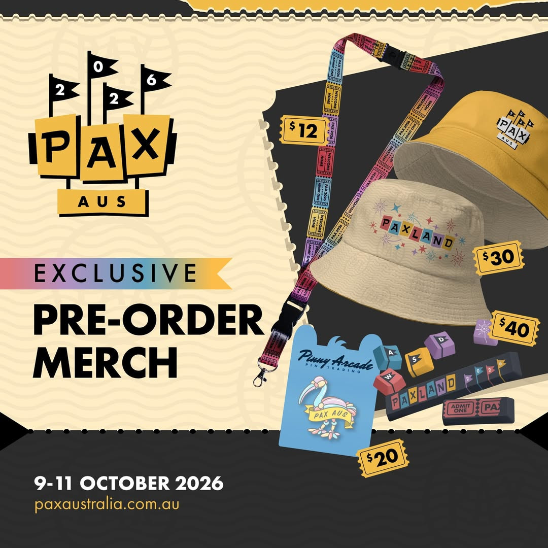 PAX Aus 2026 Pre-Order Merch