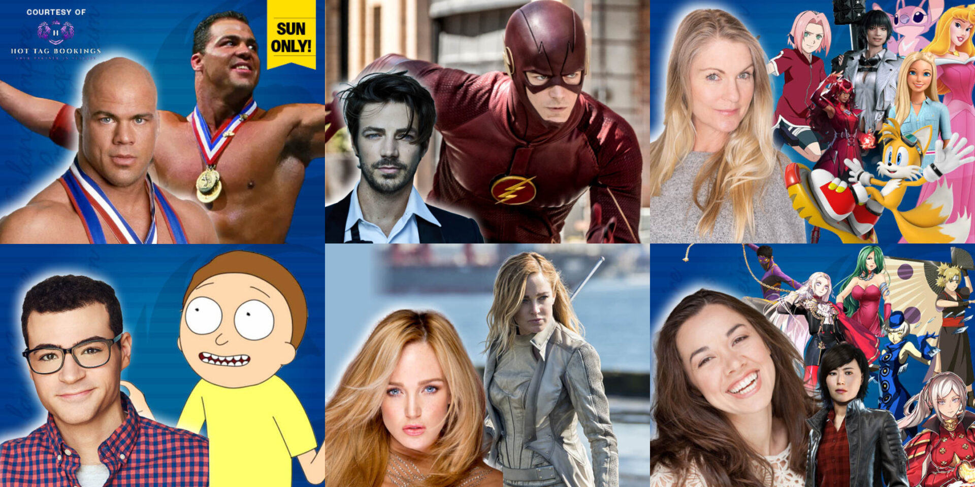 Collage of guests for Comic Con Revolution Ontario 2026