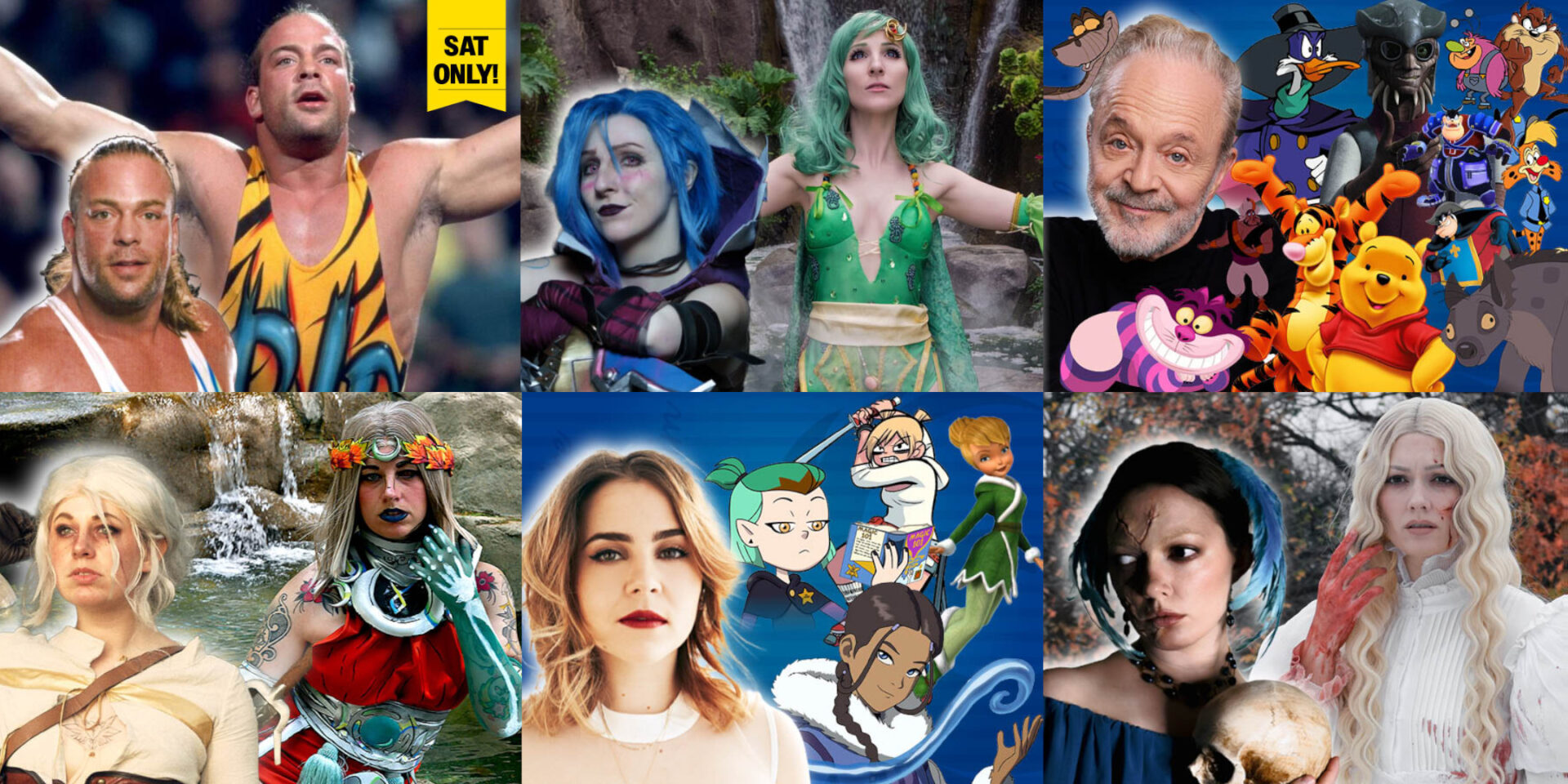 Collage of guests for Comic Con Revolution Ontario 2026