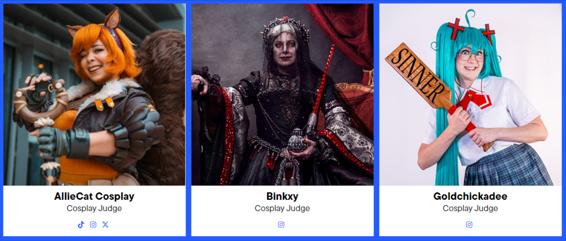 Cosplay guests at DreamHack Atlanta 2026