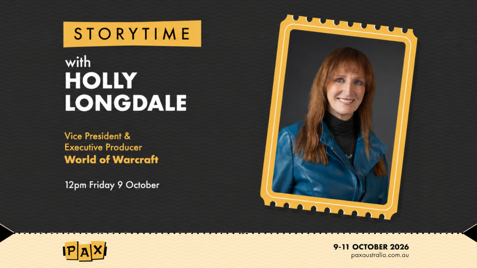 Storytime with Holly Longdale at PAX Aus 2026