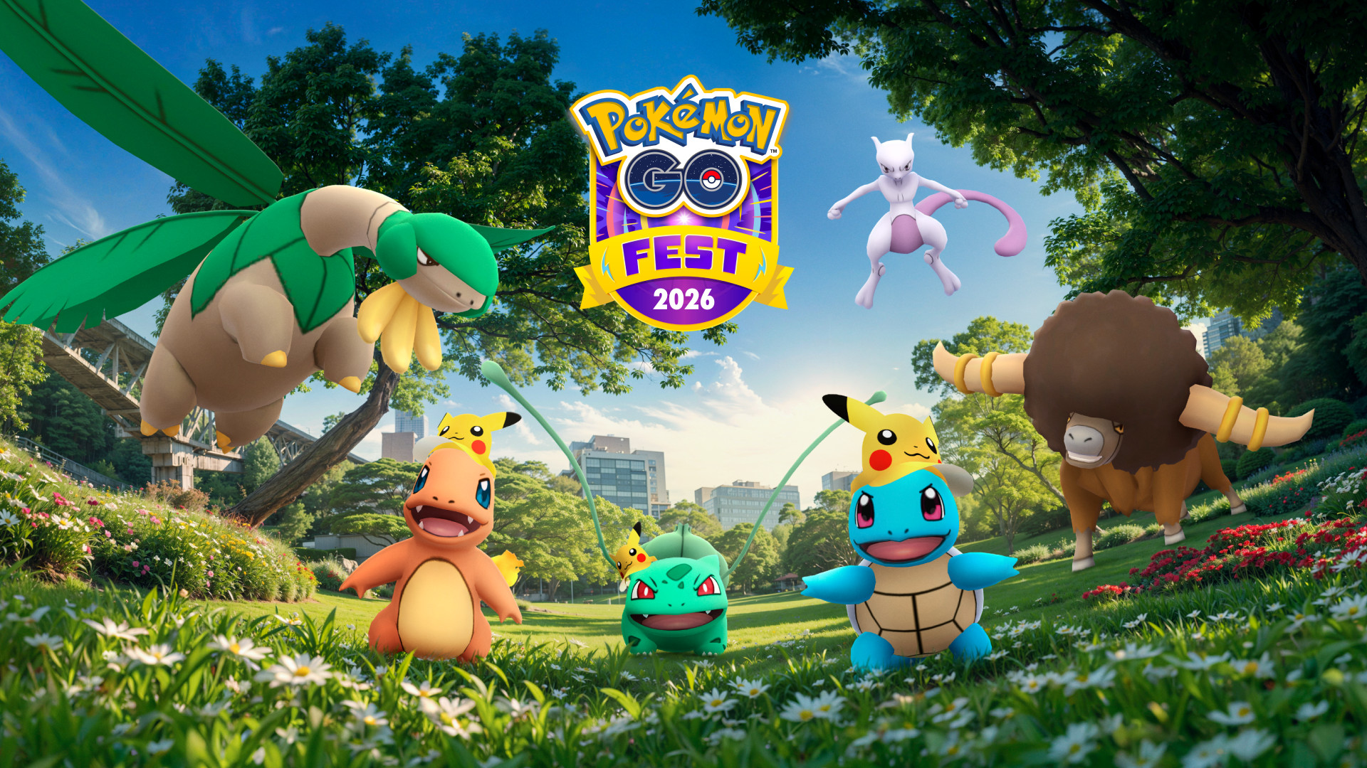Key Art for Pokémon GO Fest 2026: Global