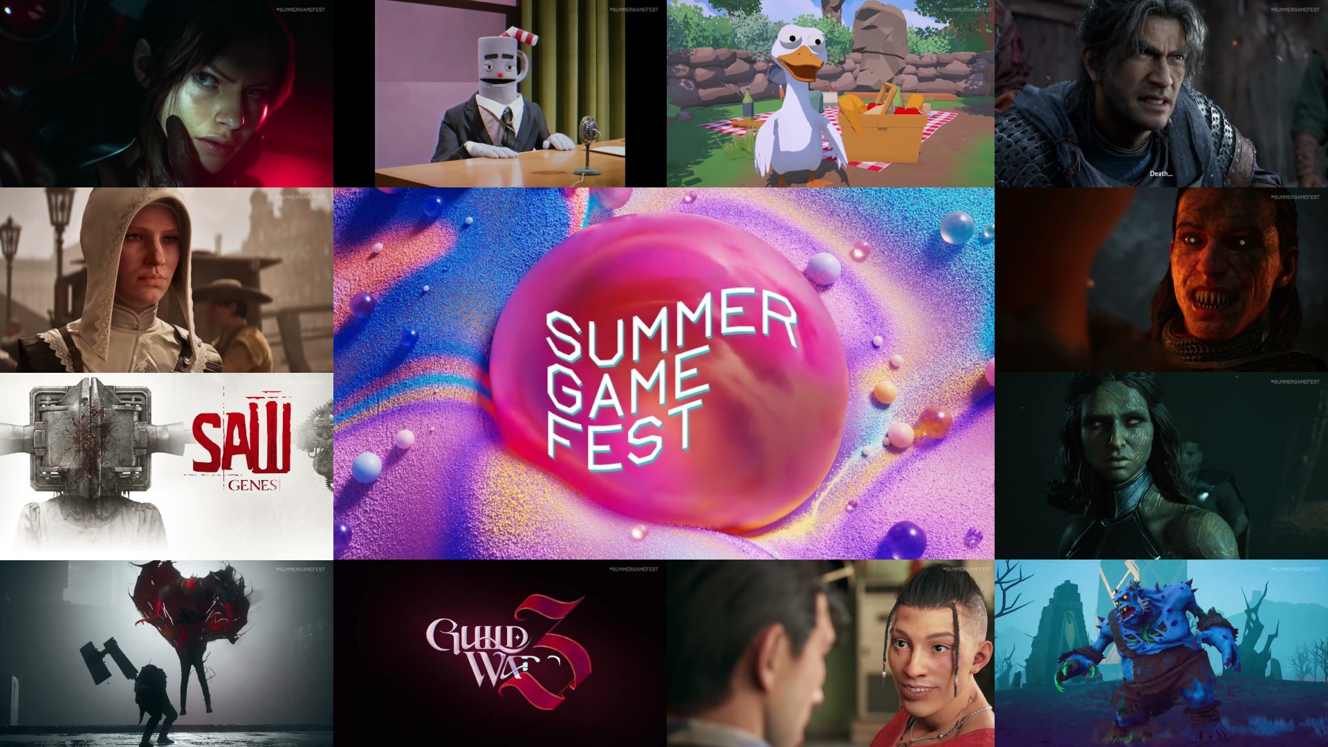 Collage of trailers from Summer Game Fest 2026