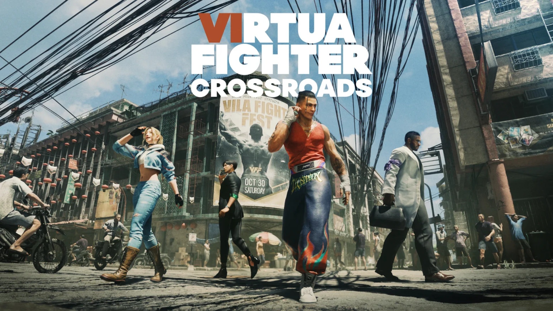 Key Art for Virtua Fighter Crossroads